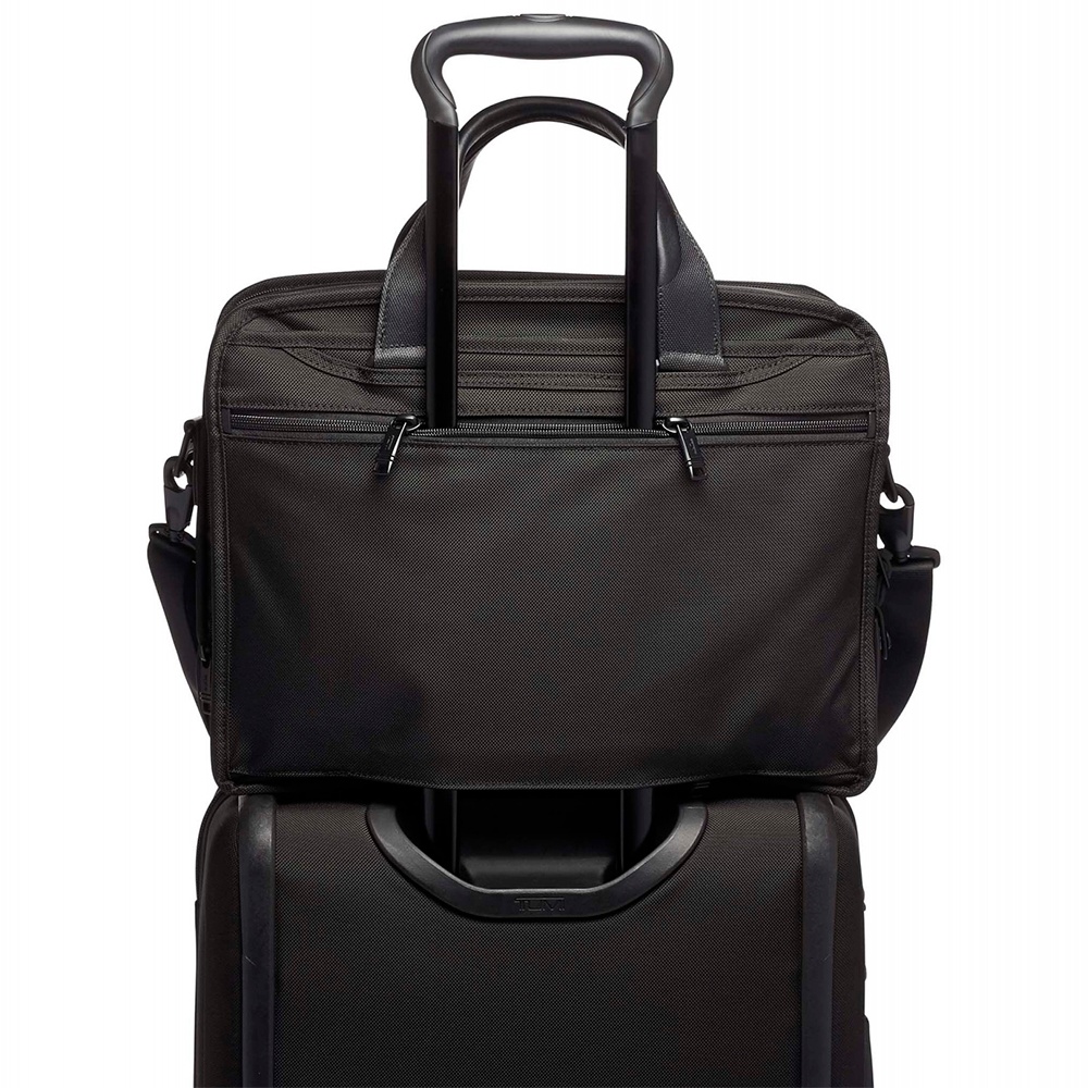 Bag Tumi Alpha 3 Expandable Organizer Laptop Brief with a compartment for a laptop up to 15" 02603141D3 Black