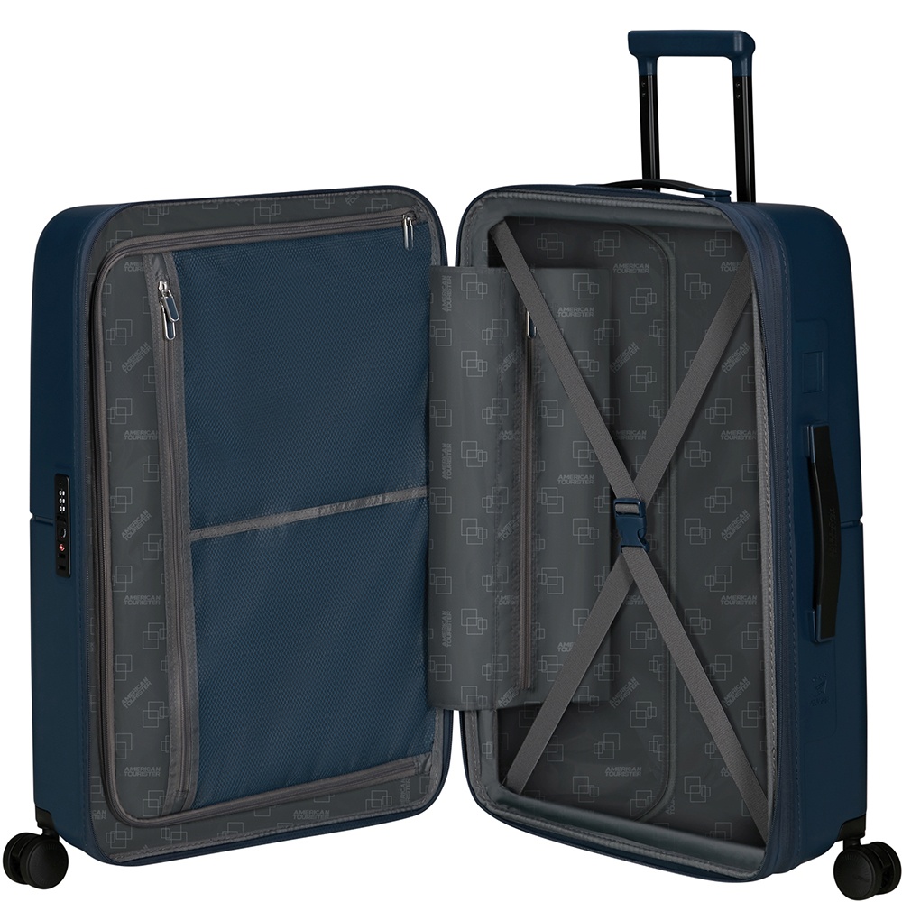 American Tourister Dashpop polypropylene suitcase on 4 wheels MG5*002;11 Midnight Blue (medium)