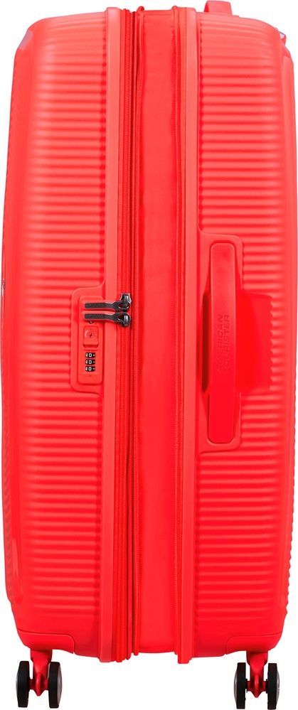 Чемодан American Tourister Soundbox из полипропилена на 4-х колесах 32G*003 Neon Orange (большой)