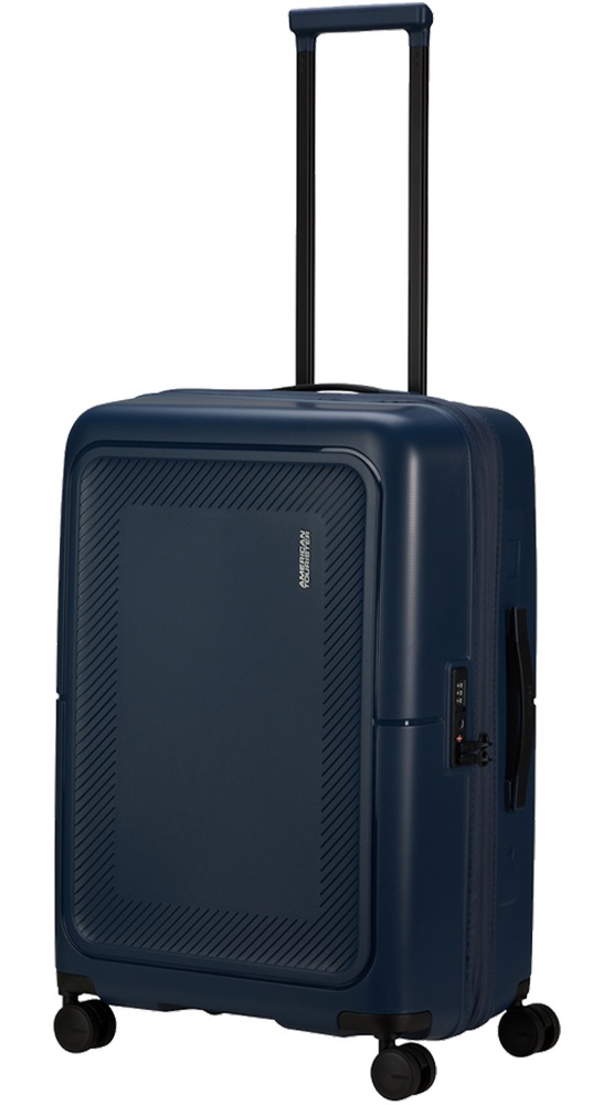 American Tourister Dashpop polypropylene suitcase on 4 wheels MG5*002;11 Midnight Blue (medium)