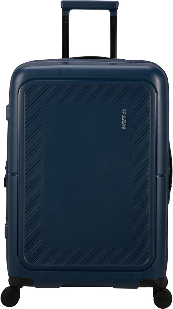 Валіза American Tourister Dashpop із поліпропілену на 4-х колесах MG5*002;11 Midnight Blue (середня)