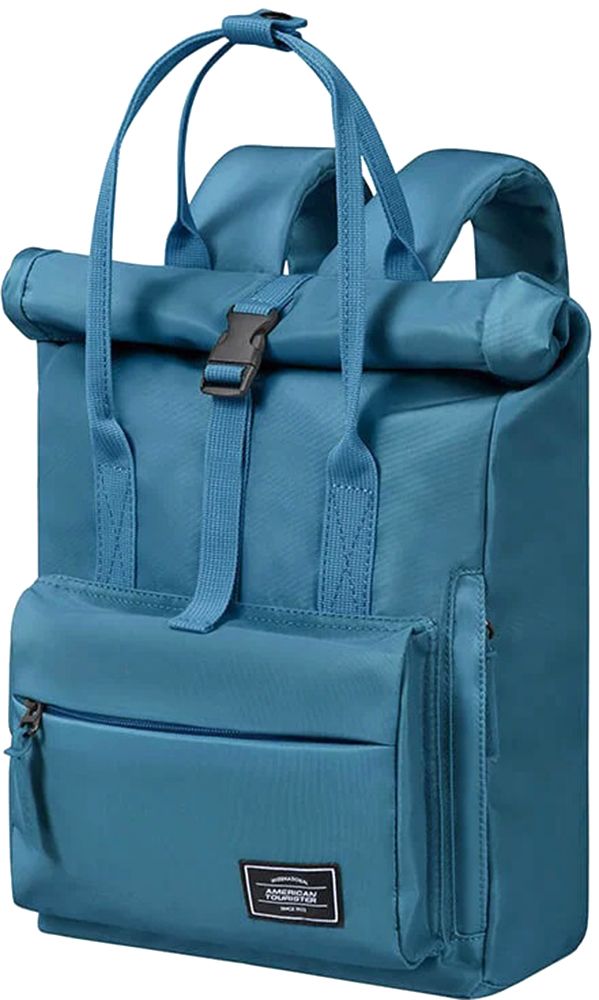 Buy American Tourister Quad+ Polyester 3 Compartment Unisex Backpack (Blue,Frsz)  (Free Size) at Amazon.in