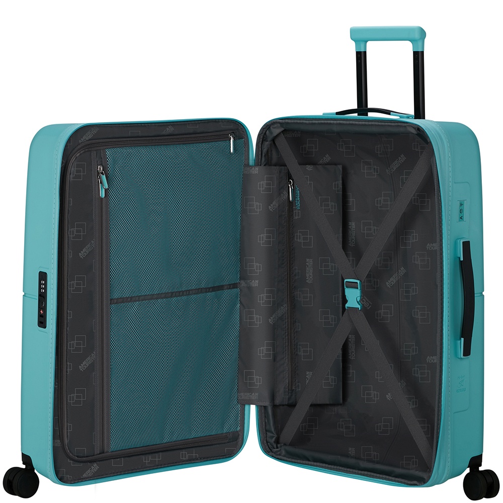 American Tourister Dashpop 4-Wheel Polypropylene Suitcase MG5*002;21 Aqua Sky (Medium)