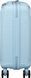 Suitcase American Tourister SoundBox Mini made of polypropylene on 4 wheels MG8*001 Pastel Blue (extra small)