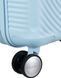 Suitcase American Tourister SoundBox Mini made of polypropylene on 4 wheels MG8*001 Pastel Blue (extra small)