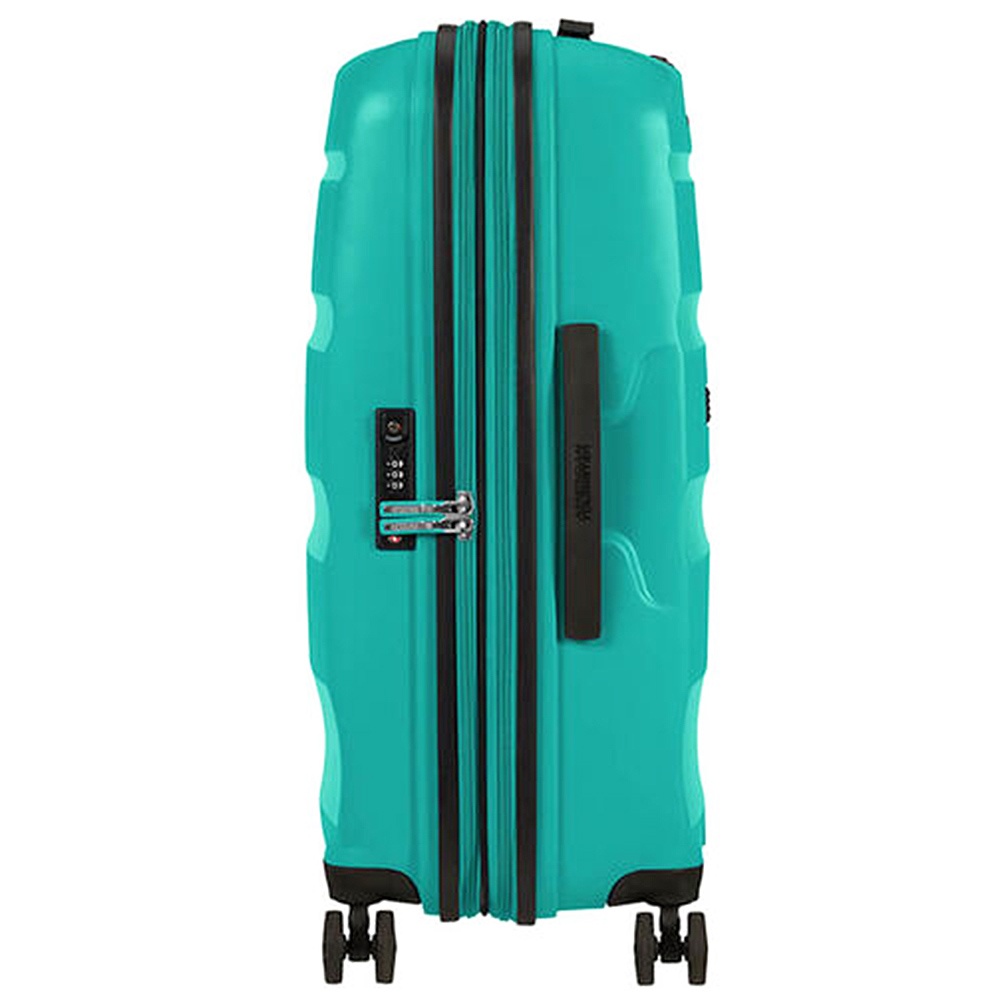 Suitcase American Tourister Bon Air DLX made of polypropylene on 4 wheels MB2 * 002 Deep Turquoise (medium)