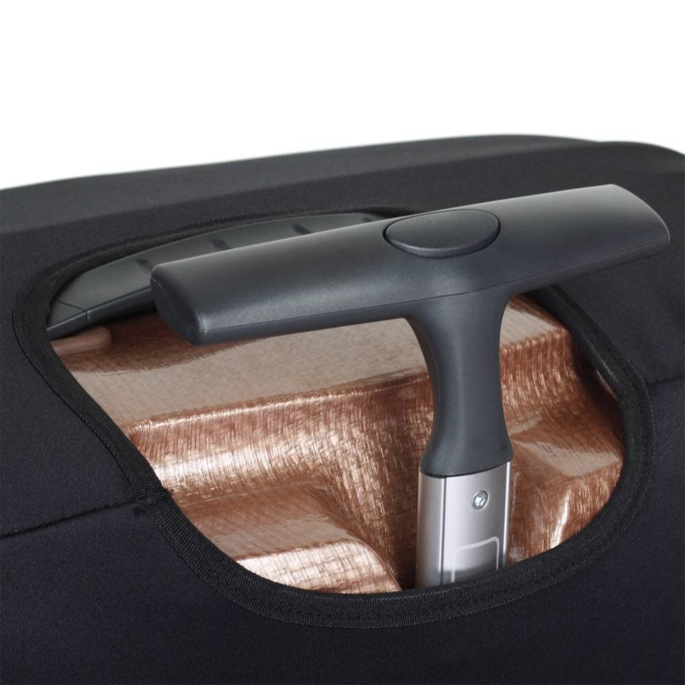 Universal protective cover for a large suitcase 8001-3 black