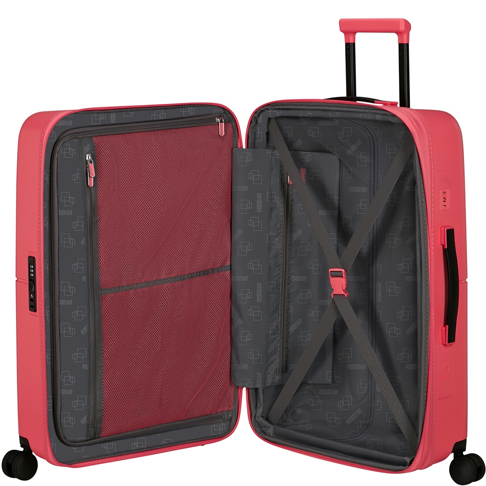 American Tourister Dashpop Polypropylene Suitcase on 4 Wheels MG5*002;90 Sugar Pink (Medium)