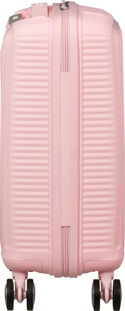 Suitcase American Tourister SoundBox Mini made of polypropylene on 4 wheels MG8*001 Pastel Pink (extra small)