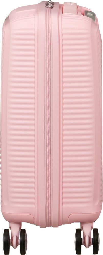 Suitcase American Tourister SoundBox Mini made of polypropylene on 4 wheels MG8*001 Pastel Pink (extra small)