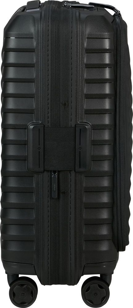 Suitcase Samsonite Intuo with laptop compartment up to 15.6" made of polypropylene on 4 wheels KL9*005 Black (small)