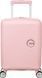 Suitcase American Tourister SoundBox Mini made of polypropylene on 4 wheels MG8*001 Pastel Pink (extra small)