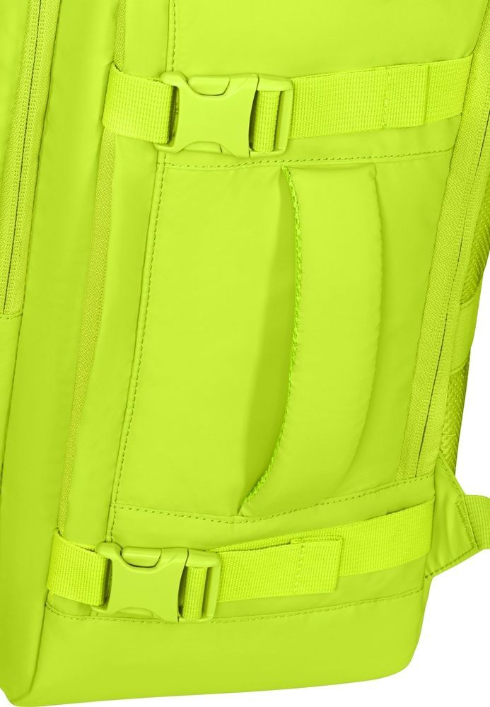 Travel backpack American Tourister Take2Cabin MS Puff for hand luggage in Wizz Air /Ryanair and laptop up to 15.6" 91G*020 Hyper Lime