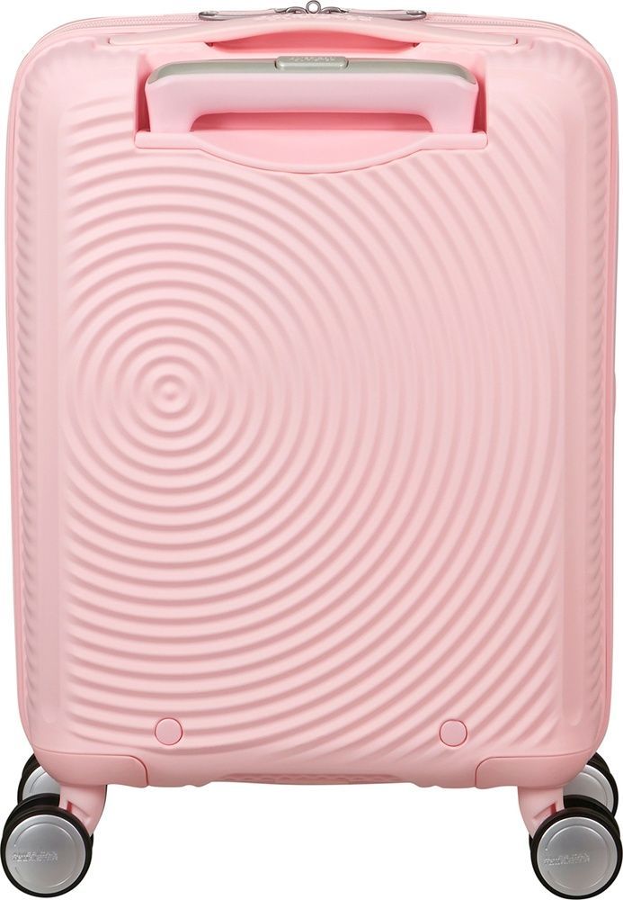 Suitcase American Tourister SoundBox Mini made of polypropylene on 4 wheels MG8*001 Pastel Pink (extra small)