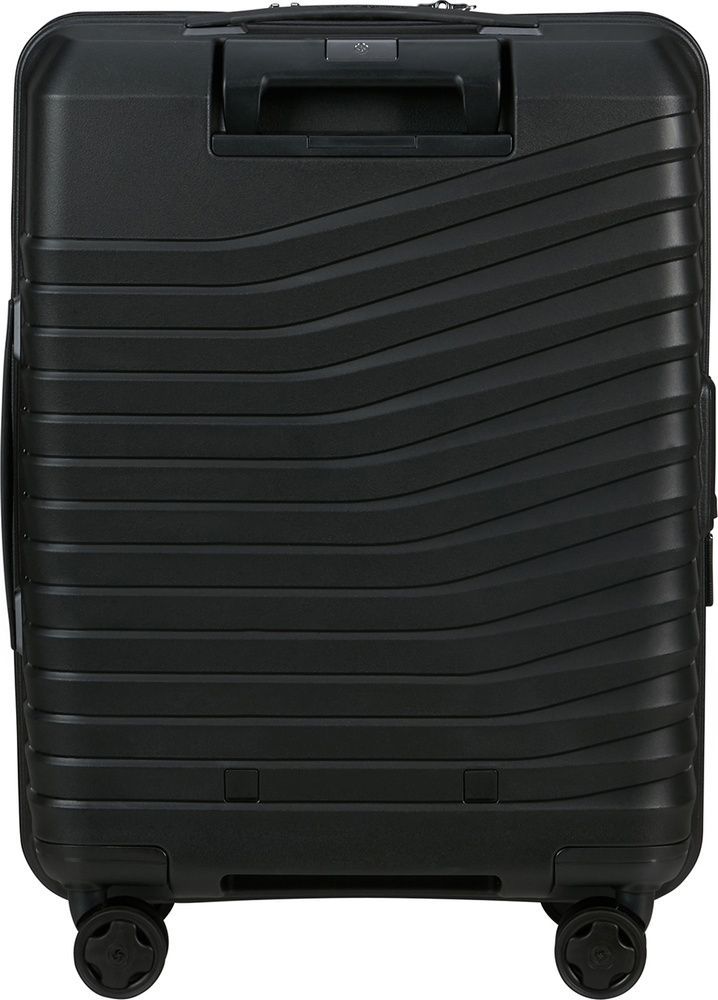 Suitcase Samsonite Intuo with laptop compartment up to 15.6" made of polypropylene on 4 wheels KL9*005 Black (small)