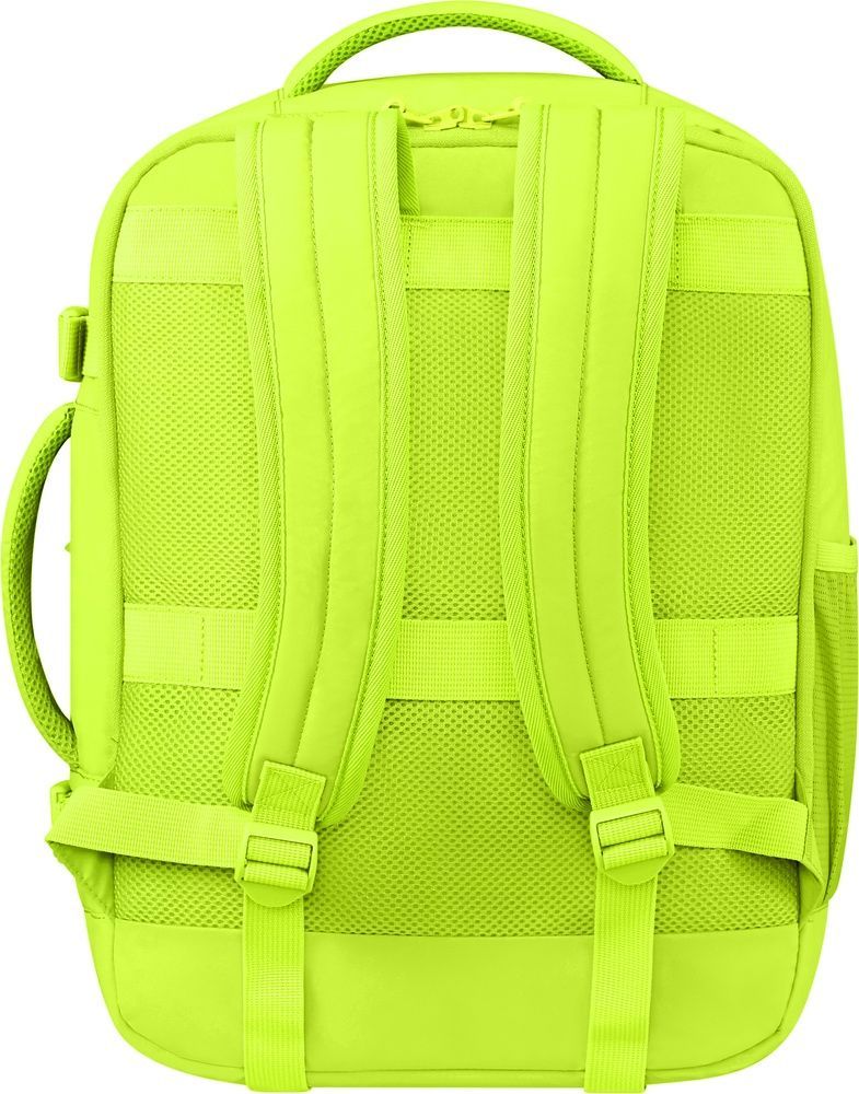 Travel backpack American Tourister Take2Cabin MS Puff for hand luggage in Wizz Air /Ryanair and laptop up to 15.6" 91G*020 Hyper Lime
