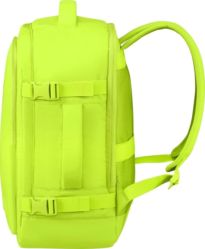 Travel backpack American Tourister Take2Cabin MS Puff for hand luggage in Wizz Air /Ryanair and laptop up to 15.6" 91G*020 Hyper Lime