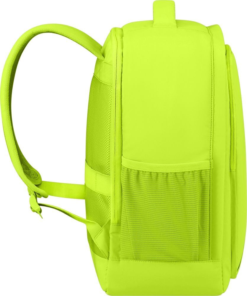 Travel backpack American Tourister Take2Cabin MS Puff for hand luggage in Wizz Air /Ryanair and laptop up to 15.6" 91G*020 Hyper Lime