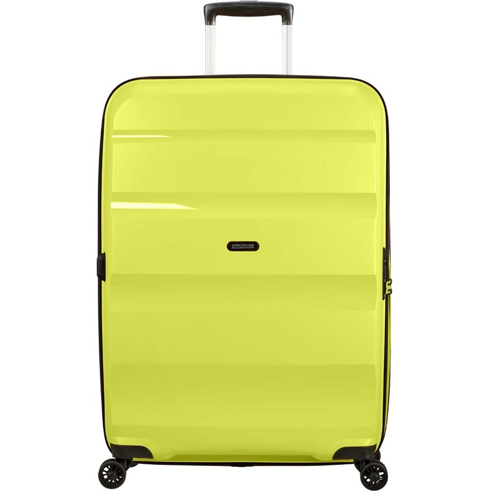 Suitcase American Tourister Bon Air DLX made of polypropylene on 4 wheels MB2 * 003 Bright Lime (large)