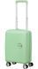 Suitcase American Tourister SoundBox Mini made of polypropylene on 4 wheels MG8*001 Pastel Green (extra small)