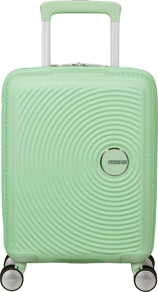 Чемодан American Tourister SoundBox Mini из полипропилена на 4-х колесах MG8*001 Pastel Green (экстра малый)