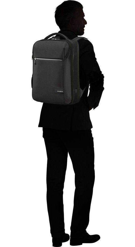 Повсякденний рюкзак Samsonite Litepoint з розширенням та відділенням для ноутбука до 17,3" KF2*005 Black