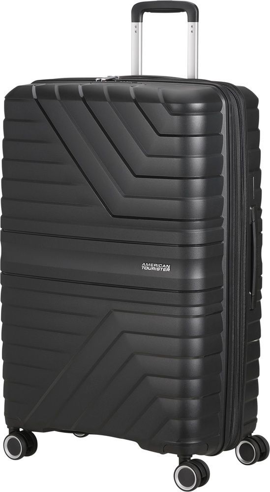 Suitcase American Tourister Flytwist made of polypropylene on 4 wheels MI1*003 Shadow Black (large)