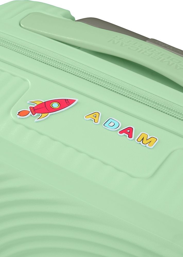Чемодан American Tourister SoundBox Mini из полипропилена на 4-х колесах MG8*001 Pastel Green (экстра малый)