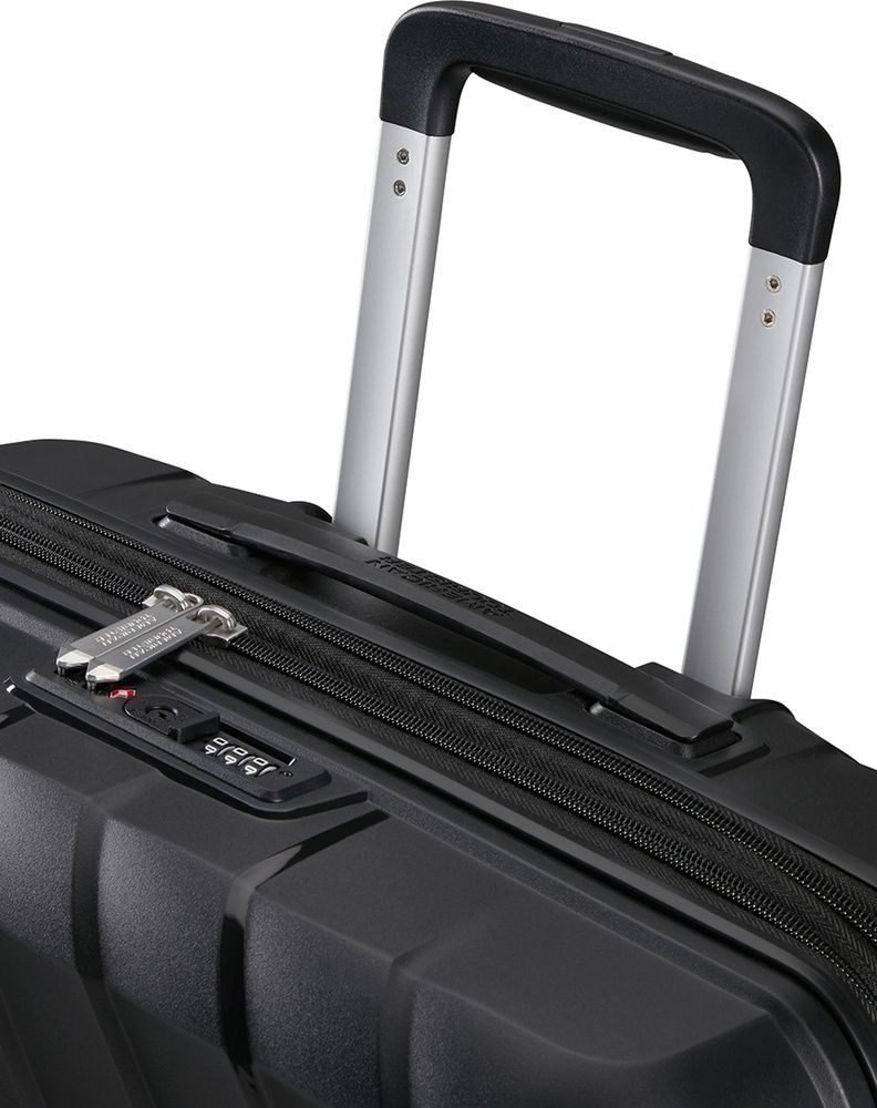 Suitcase American Tourister Flytwist made of polypropylene on 4 wheels MI1*003 Shadow Black (large)