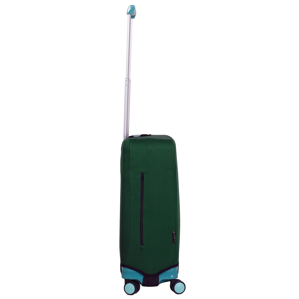 Универсальный защитный чехол для малого чемодана 9003-54 Чорно-зелений
