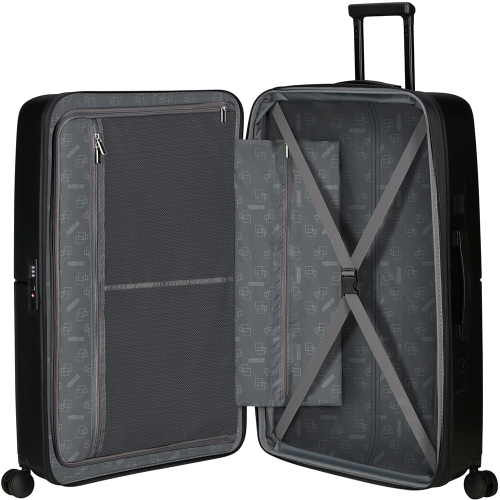 American Tourister Dashpop Polypropylene Suitcase on 4 Wheels MG5*003;19 True Black (Large)