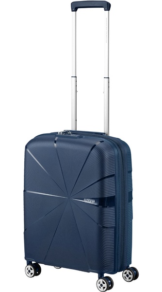 American Tourister Starvibe Ultralight Polypropylene Suitcase on 4 Wheels MD5*002 Navy (Small)