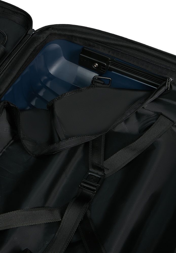 Валіза Samsonite Intuo з відділенням для ноутбука до 15,6" із поліпропілену на 4-х колесах KL9*005 Blue Nights (мала)