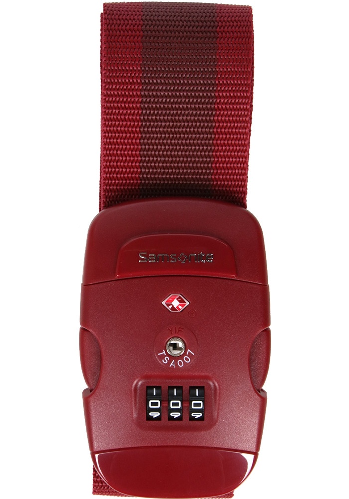 Багажный ремень с системой TSA Samsonite CO1*057 Red