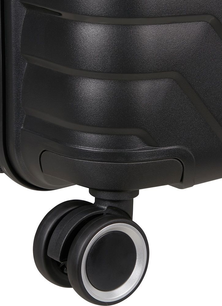 Валіза American Tourister Flytwist із поліпропілену на 4-х колесах MI1*002 Shadow Black (середня)