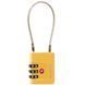 Padlock with Samsonite TA Revolution TSA Cablelock 3 DIAL KR7*008;06 Yellow