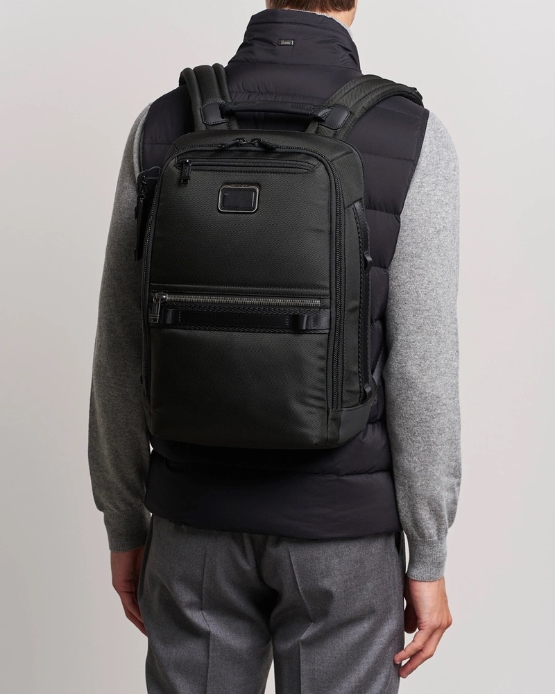 Backpack with laptop compartment up to 15" TUMI Alpha Bravo Dynamic Backpack 0232782D Black