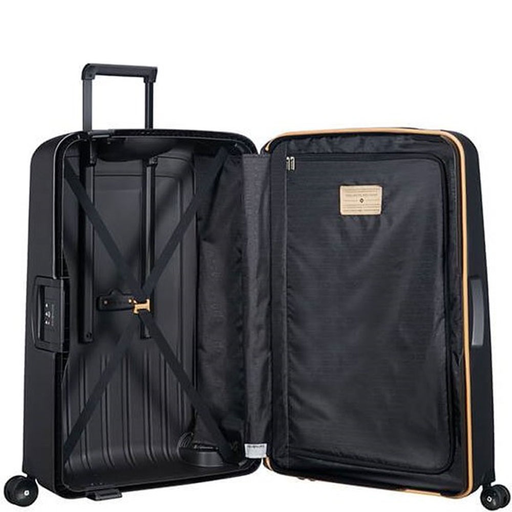 Samsonite S'Cure ECO Post-industrial valise with polypropylene on 4 wheels CN0*004 Eco Black (giant)