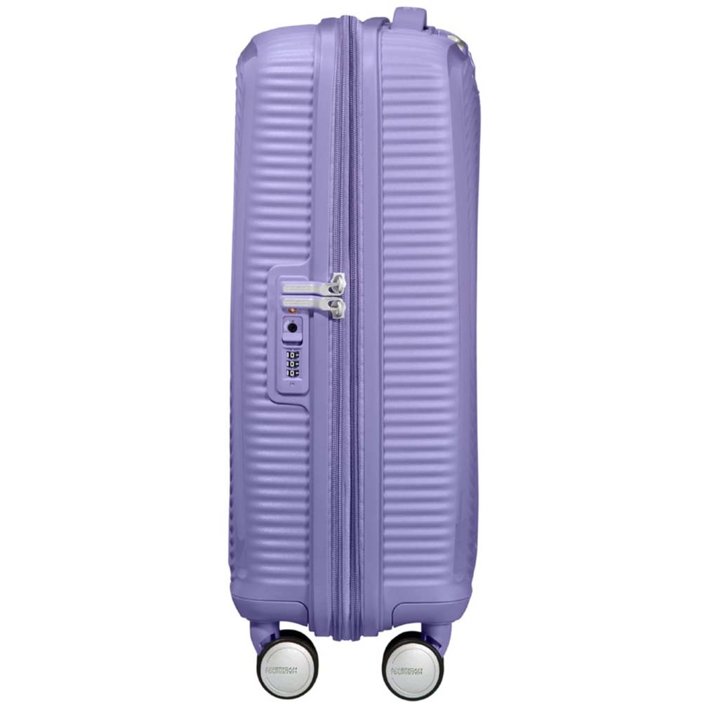 Suitcase American Tourister Soundbox made of polypropylene on 4 wheels 32G*001 Lavender (small)
