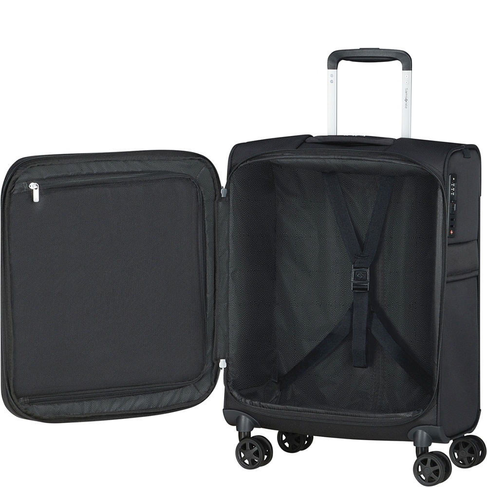 Suitcase Samsonite Urbify textile on 4 wheels KO7*005;09 Black (small)