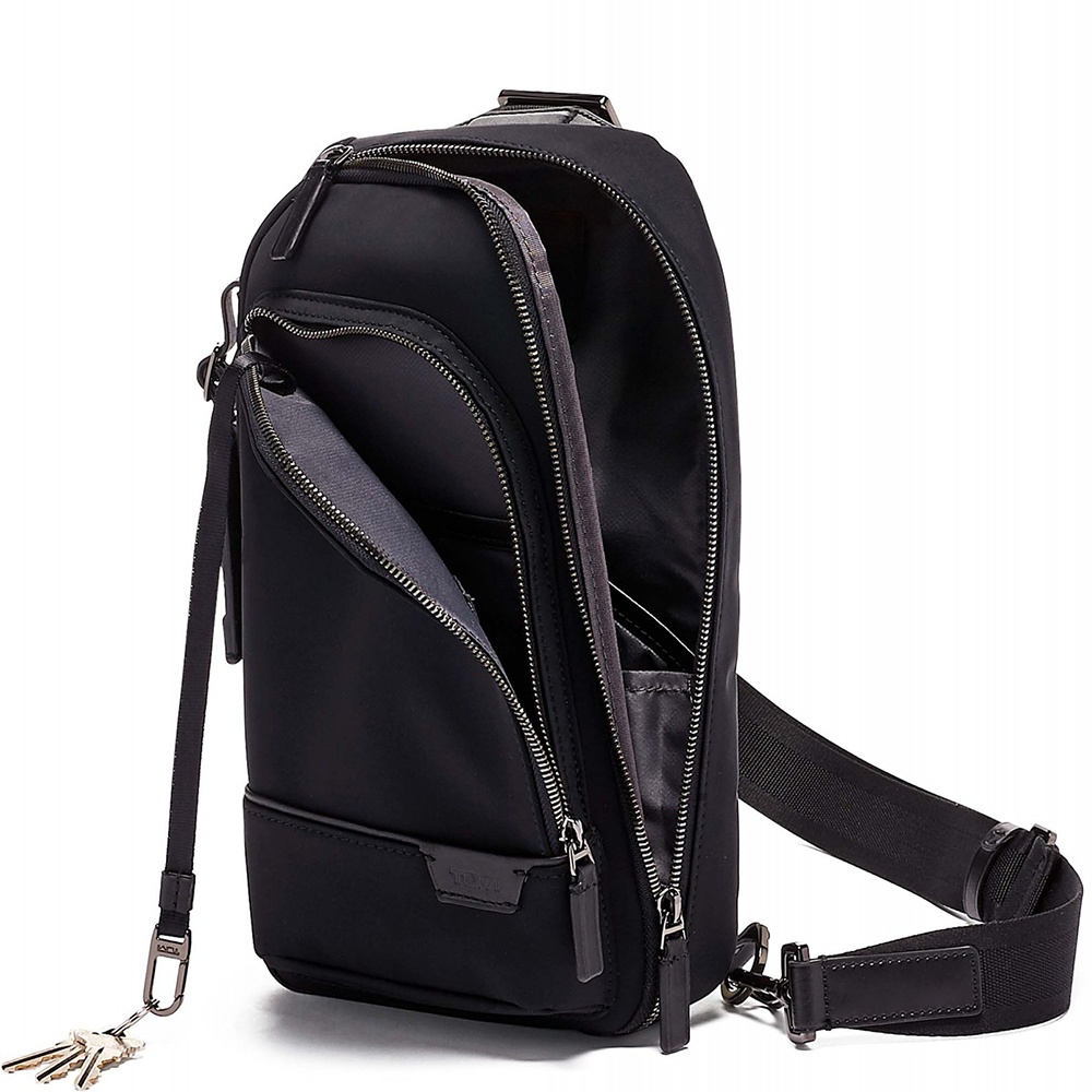 Backpack-sling Tumi Harrison Gregory Sling 06602035D black