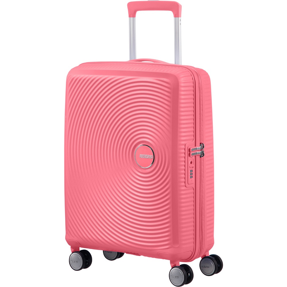 Suitcase American Tourister Soundbox made of polypropylene on 4 wheels 32G*001 Sun Kissed Coral (small)