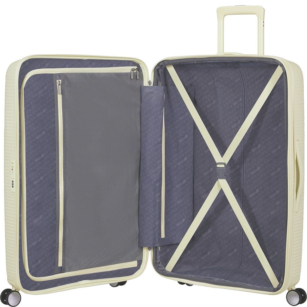 Чемодан American Tourister Soundbox из полипропилена на 4-х колесах 32G*003 Coconut Sand (большой)