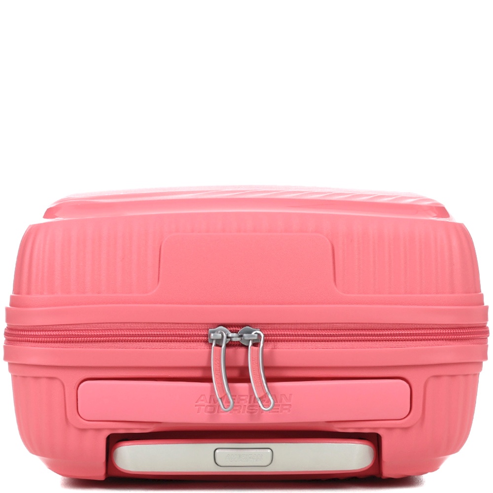 Валіза American Tourister SoundBox Mini із поліпропілену на 4-х колесах MG8*001 Sun Kissed Coral (екстра мала)