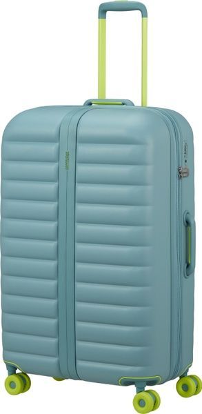Suitcase American Tourister Neovibe made of polycarbonate on 4 wheels MK4*003;04 Muted Mint (large)