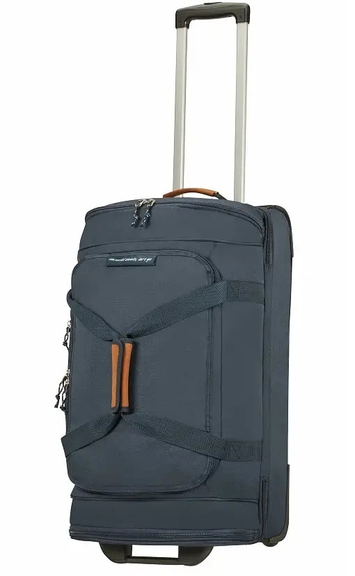 Travel bag on 2 wheels American Tourister AllTrail textile 92G*002 Navy (medium)