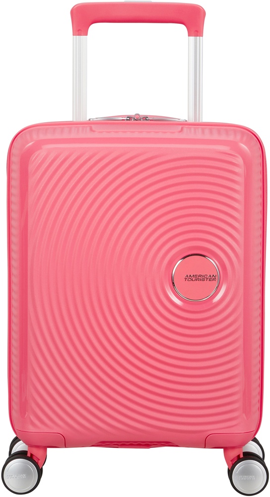 Валіза American Tourister SoundBox Mini із поліпропілену на 4-х колесах MG8*001 Sun Kissed Coral (екстра мала)