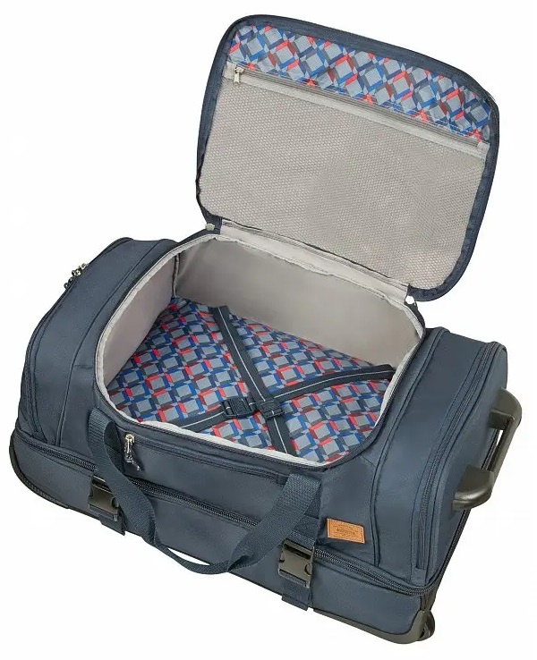 Дорожня сумка на 2-х колесах American Tourister AllTrail текстильна 92G*002 Navy (середня)