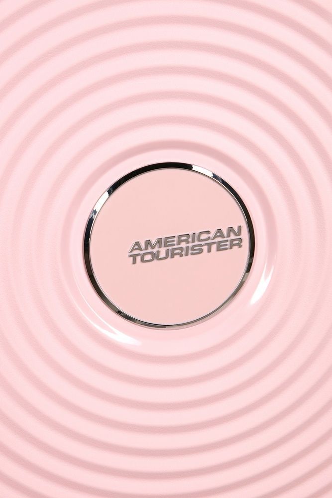 Чемодан American Tourister Soundbox из полипропилена на 4-х колесах 32G*002 Pastel Pink (средний)