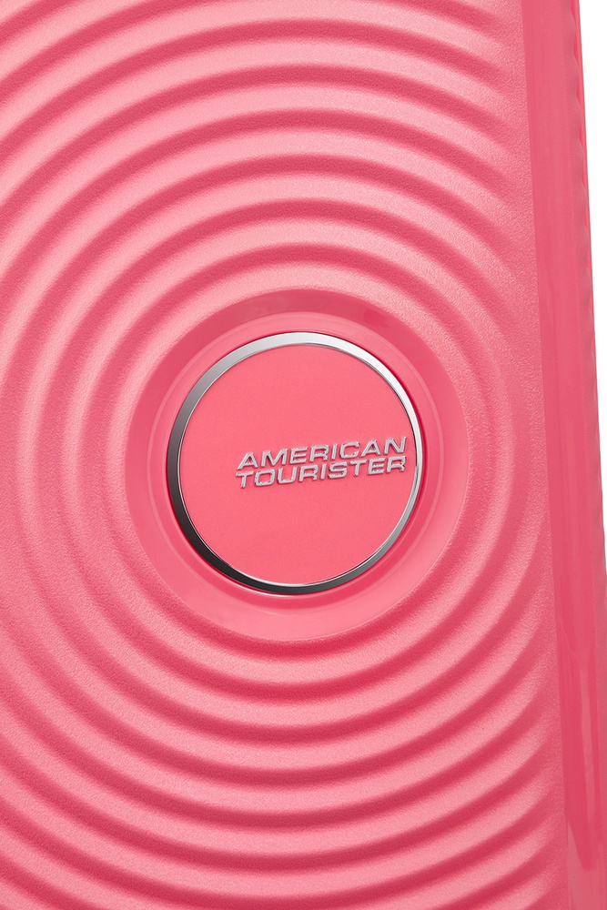 Валіза American Tourister SoundBox Mini із поліпропілену на 4-х колесах MG8*001 Sun Kissed Coral (екстра мала)